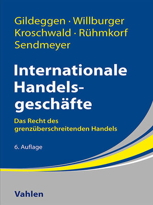 cover image of Internationale Handelsgeschäfte